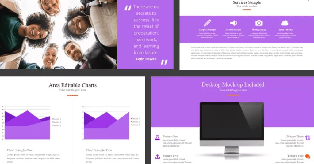 2 Business Powerpoint Presentation Templates