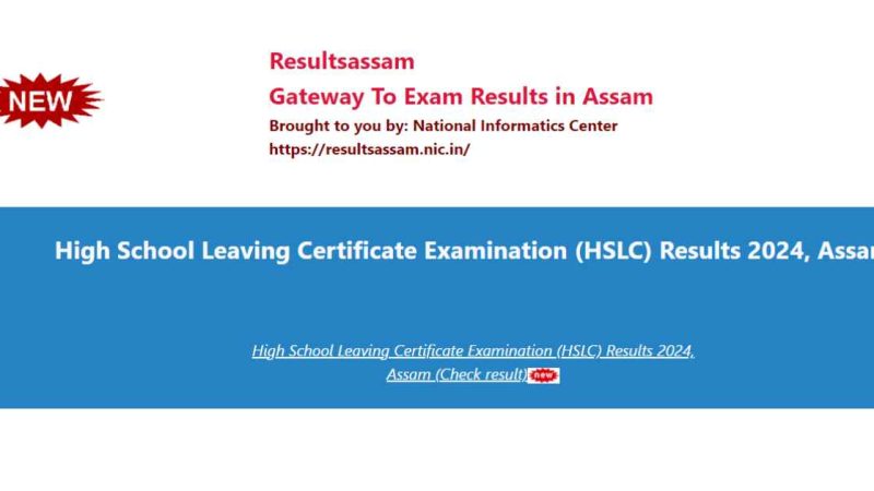 Assam HS Result 2024 Released: Live Updates! Check Your Scores Now at resultassam.nic
