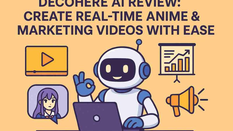Decohere AI Review: Create Real-Time Anime & Marketing Videos with Ease