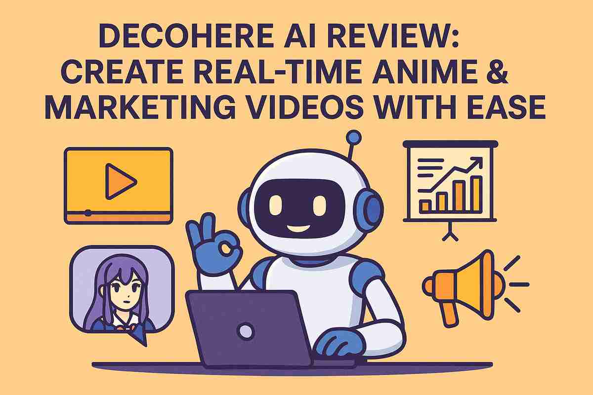 Decohere AI Review: Create Real-Time Anime & Marketing Videos with Ease