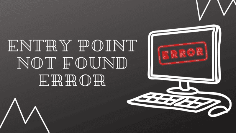 Best way to deal with error of entry point not found in PC