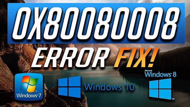 How to Solving error 0x80080008