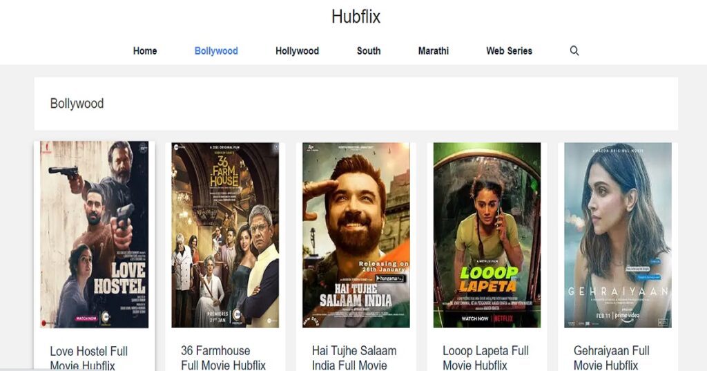 Latest Hubflix Bollywood Movies