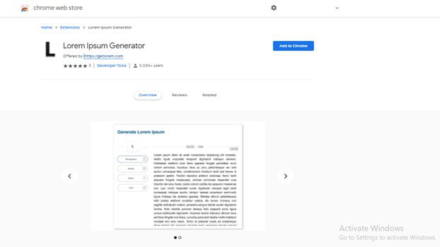 Lorem Ipsum Generator