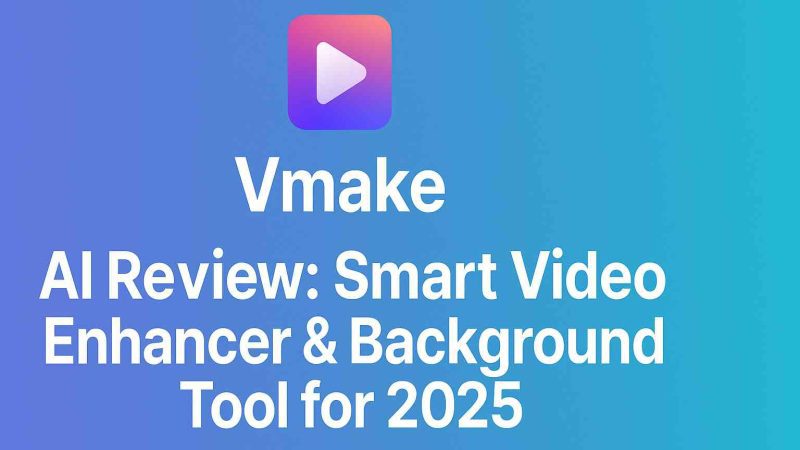 Vmake AI Review: Smart Video Enhancer & Background Tool for 2025