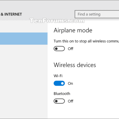 windows 10 stuck in airplane mode