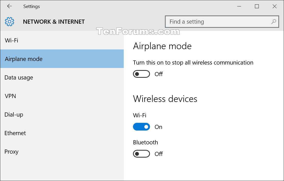 Why windows 10 stuck in airplane mode