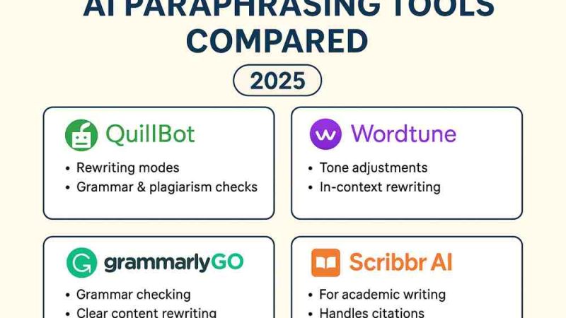 AI Paraphrasing Tool: 2025’s Best Free Rewriting Helpers Compared