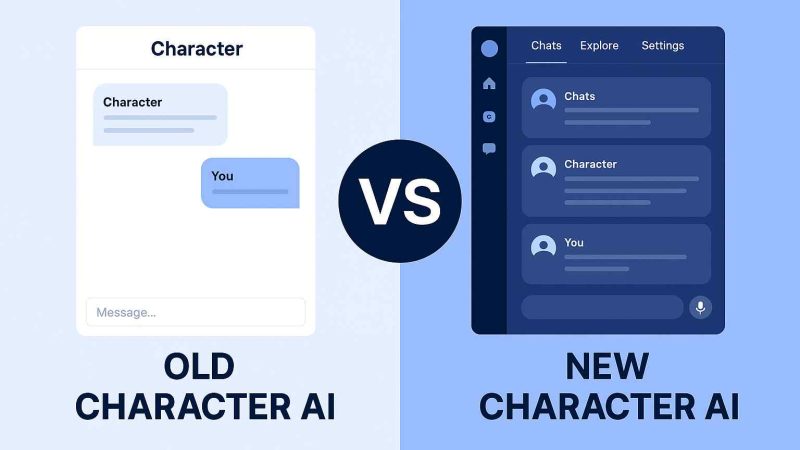 Old Character AI vs New Character AI: What Changed?