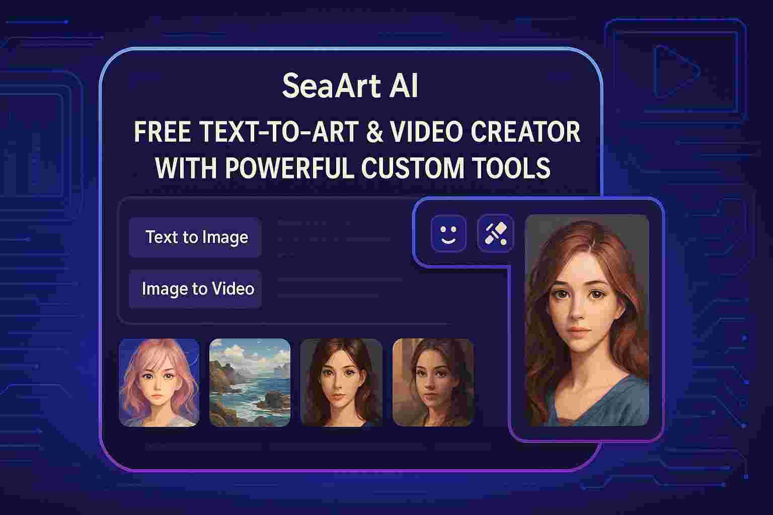 SeaArt AI: Free Text‑to‑Art & Video Creator with Powerful Custom Tools
