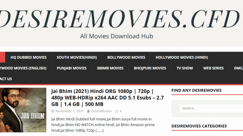 DesireMovies – Full HD Movies Download for Free