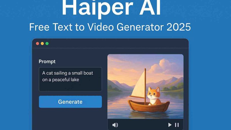 Haiper AI: Your Go-To Free Text-to-Video AI Tool in 2025