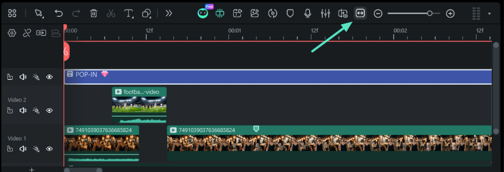 build-layered-video-pc zoom to fit timeline button
