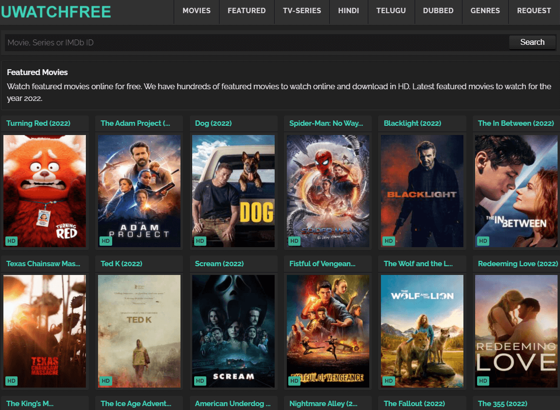 uwatchfree latest movies 