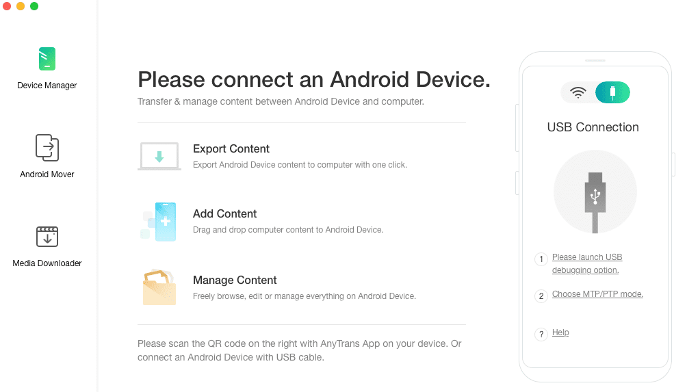 connect to android